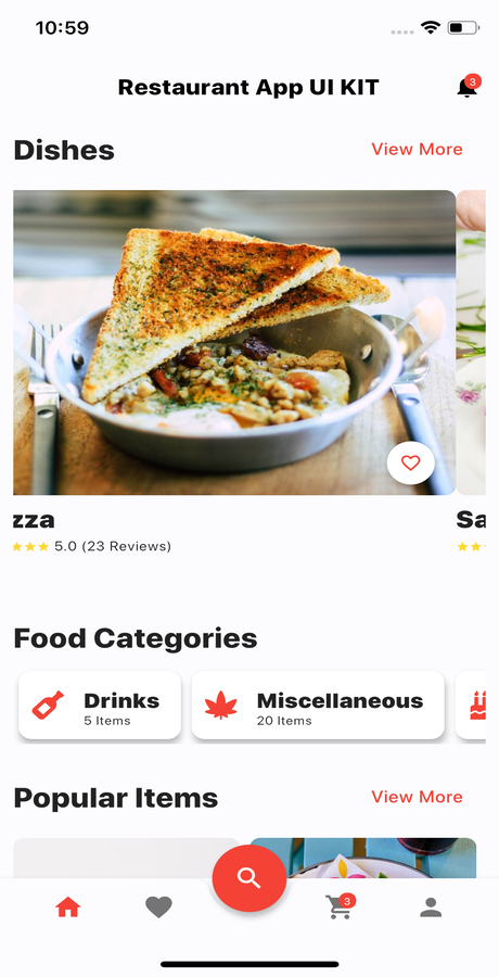Restaurant App UI Kit - Flutter a full Restaurant app - 2