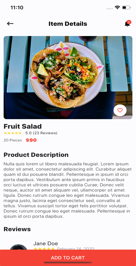 Restaurant App UI Kit - Flutter a full Restaurant app - 4