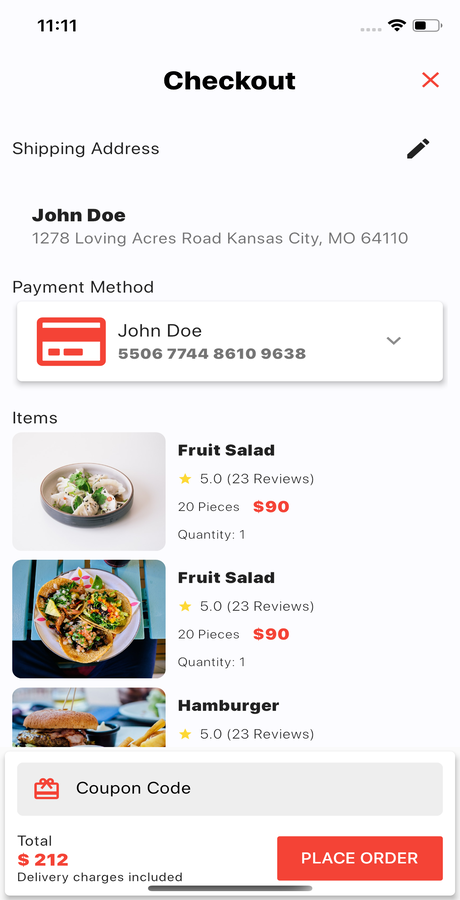 Restaurant App UI Kit - Flutter a full Restaurant app - 6